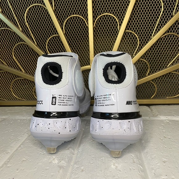 Nike Baseball React Alpha Huarache Elite 3 Metal Cleats Men's Size 7 CZ7946-104 - Picture 9 of 9